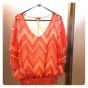 Foley V neck blouse